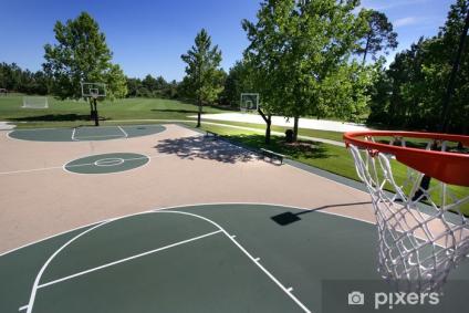 Afbeelding van een basketbalveld.