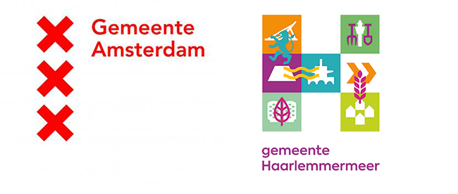 Logo Haarlemmermeer en Amsterdam